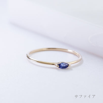 [Made to order] K10 birthstone ring | 36-2131-2142