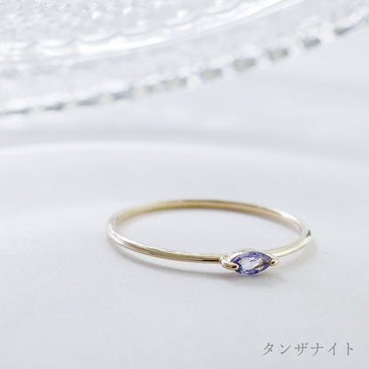 [Made to order] K10 birthstone ring | 36-2131-2142