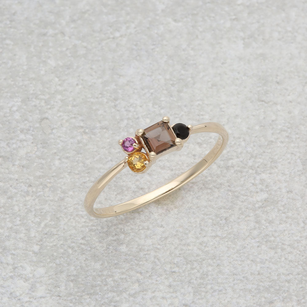 K10 color stone ring | 36-2151-2155