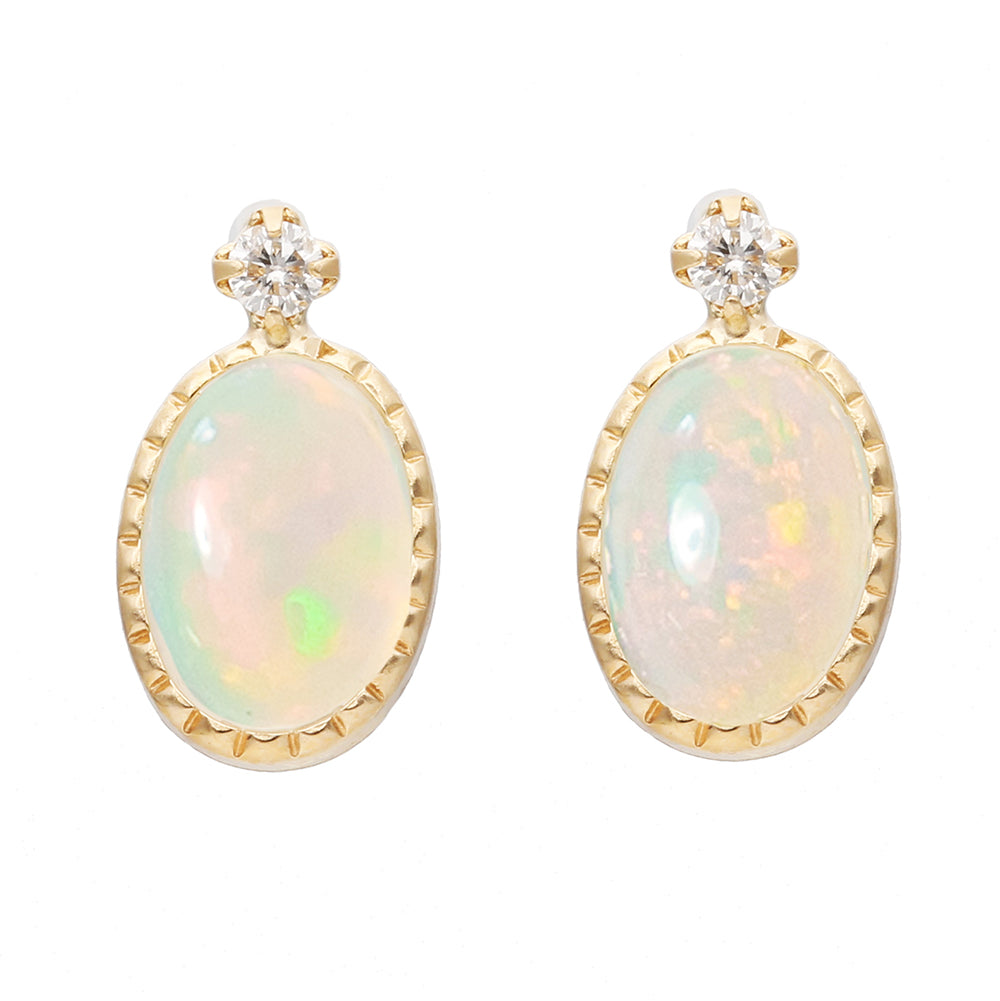 2022 Christmas Opal Earrings｜43-1399