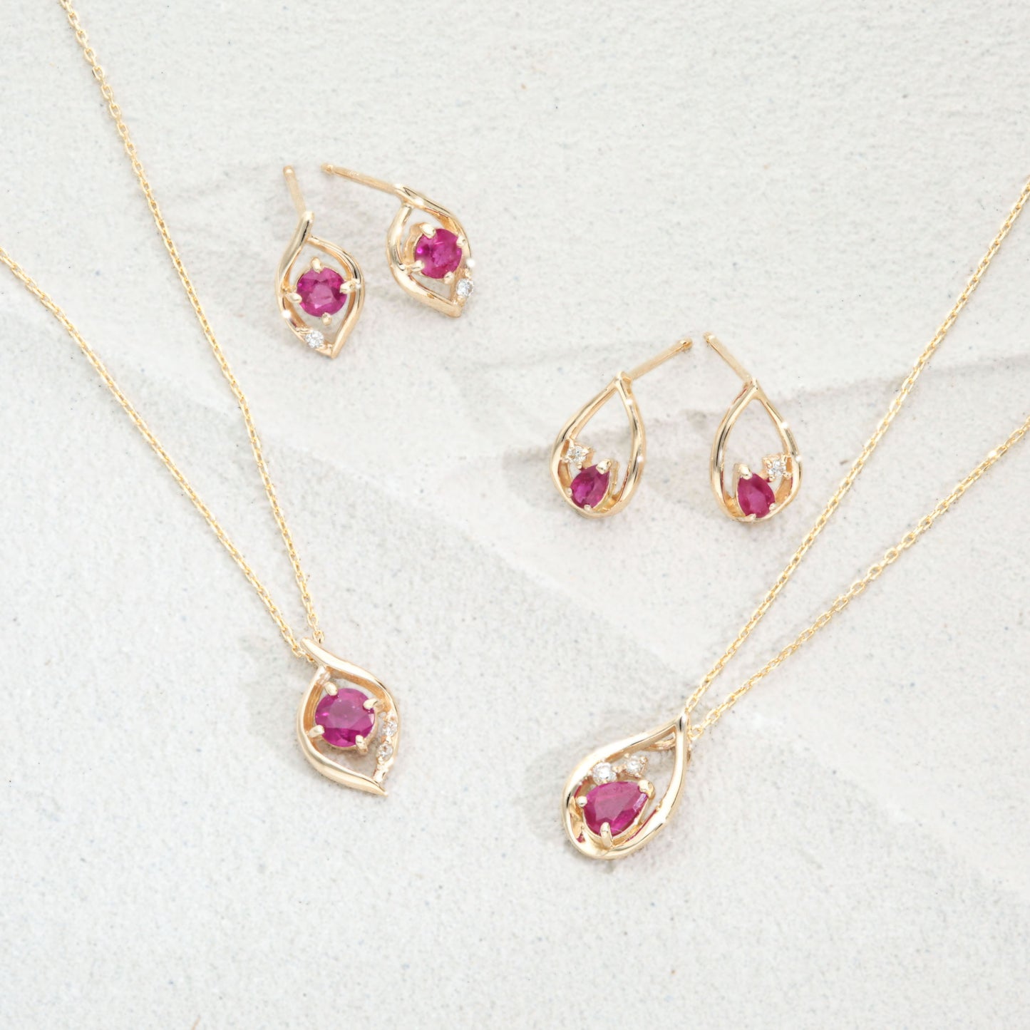 K10 Ruby Necklace | 95-1319-1320