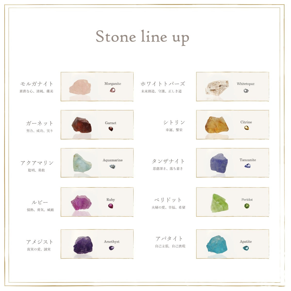 [Made to order] K10 color stone earrings (one ear) | 41-6645-6653 