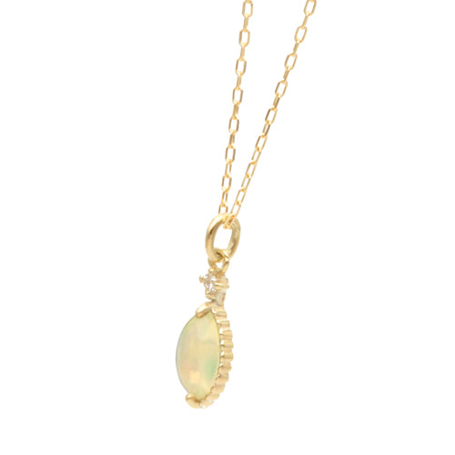 [Made to order] K10 Opal Necklace | 60-8159