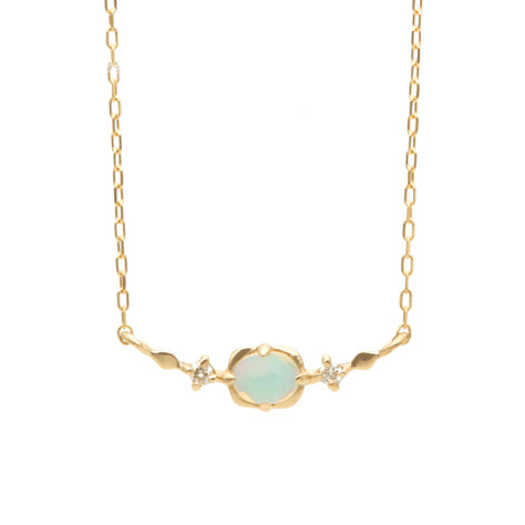[Made to Order] K10 Opal Necklace | 60-8161