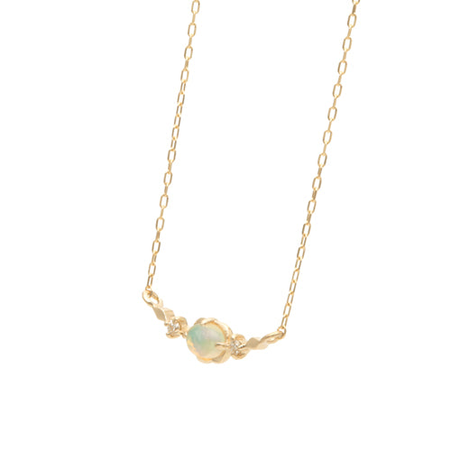 [Made to Order] K10 Opal Necklace | 60-8161