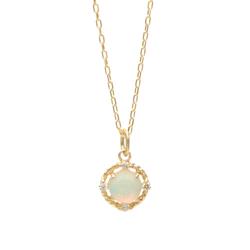 [Made to order] K10 Opal Necklace | 60-8162