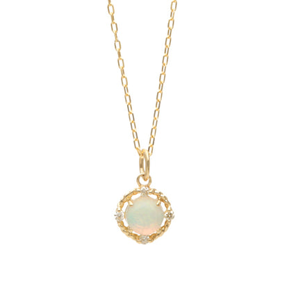 [Made to order] K10 Opal Necklace | 60-8162