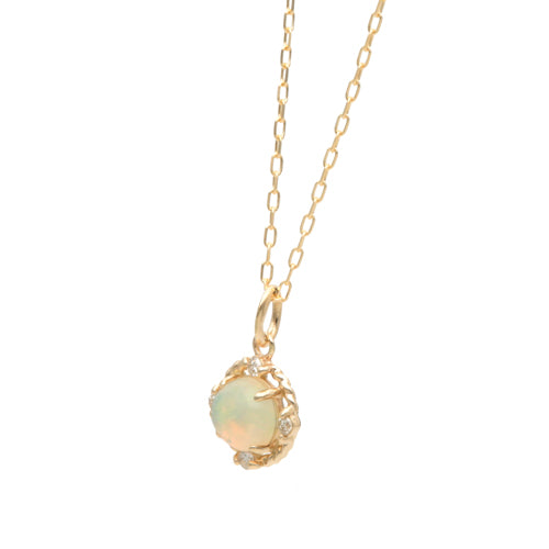 [Made to order] K10 Opal Necklace | 60-8162