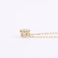 [Made to order] K10 diamond 0.10ct necklace｜60-8178