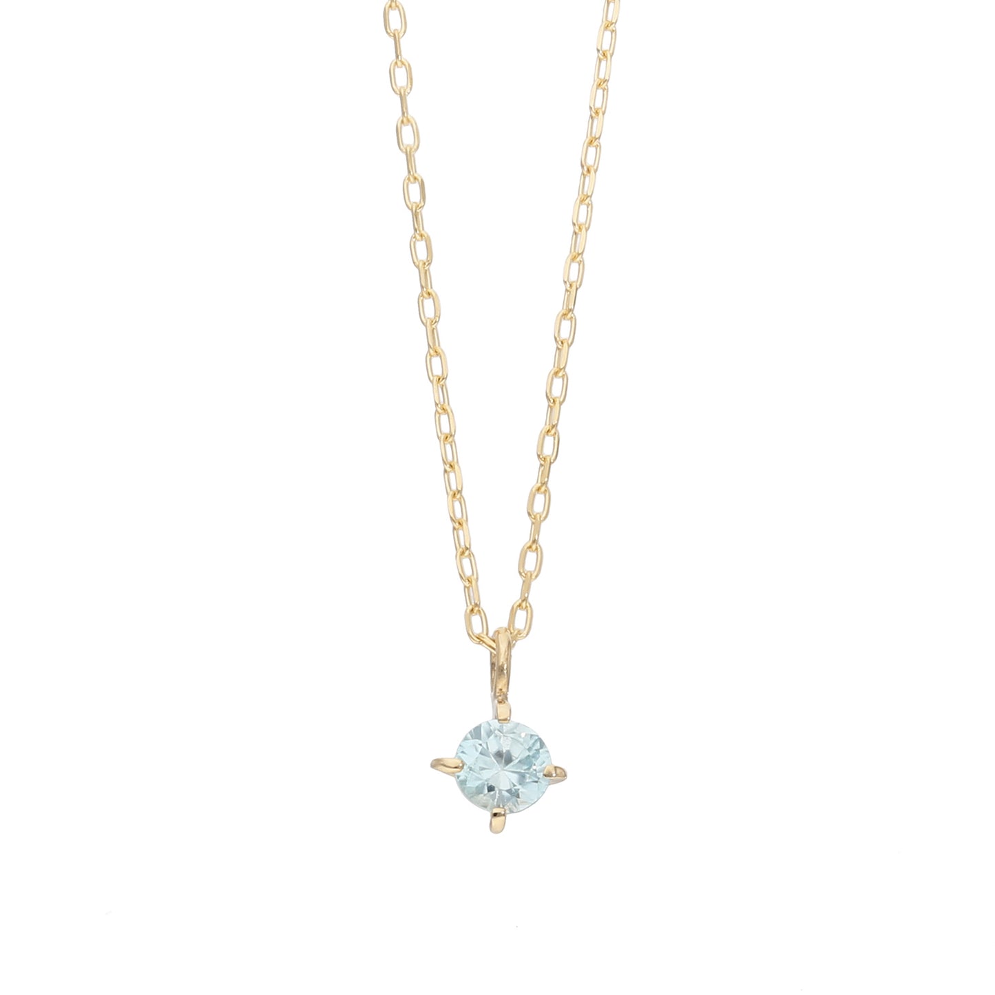 K10 blue zircon necklace｜60-9094