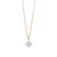K10 blue zircon necklace｜60-9094