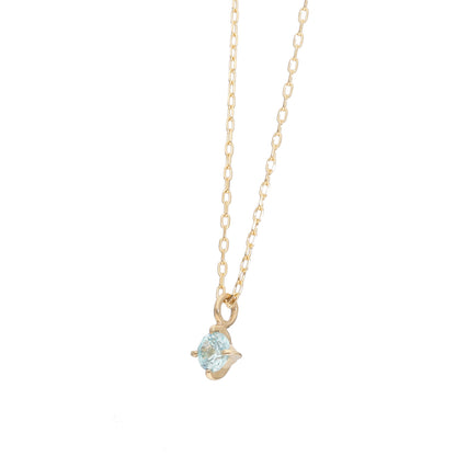 K10 blue zircon necklace｜60-9094