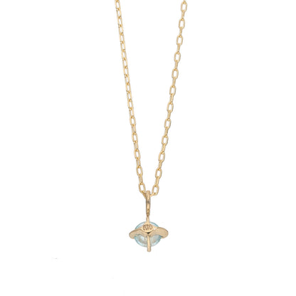 K10 blue zircon necklace｜60-9094