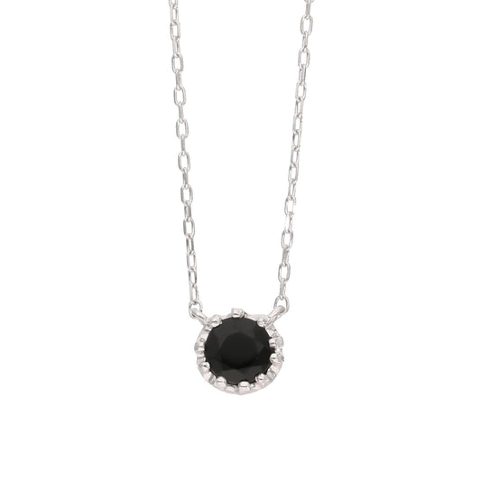 K10 Black Spinel Necklace｜60-9096 