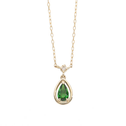 K10 Green Garnet Necklace｜60-9097