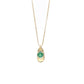 K18 ruby/sapphire/emerald necklace | 63-2076