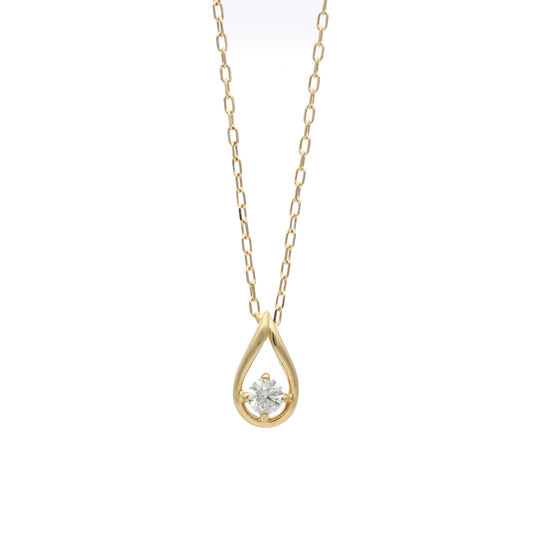 K18 diamond 0.08ct necklace｜63-3071