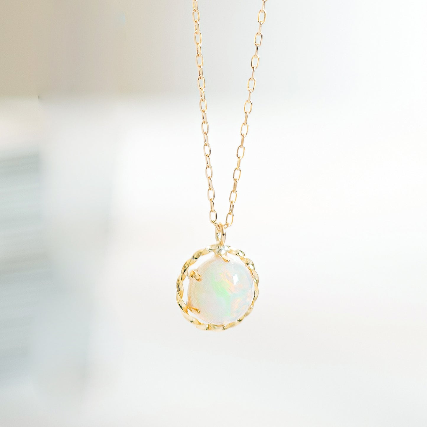 K18 opal necklace｜63-3311 