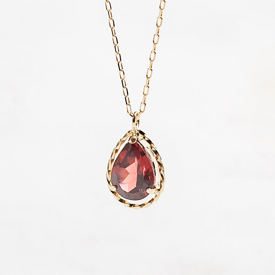 K18 Garnet Necklace｜63-3314