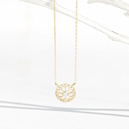 2022 Christmas K10 Diamond Necklace｜63-3809 