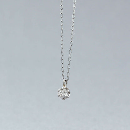 Platinum diamond 0.10ct necklace |63-7878