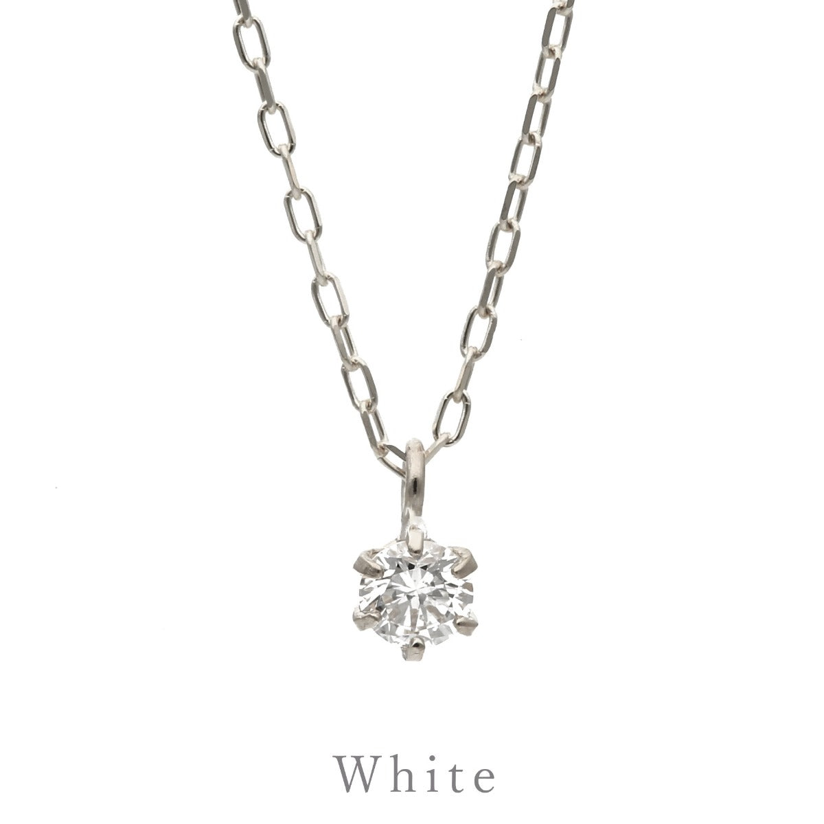 K10 diamond 0.05ct necklace ｜63-7895-7896