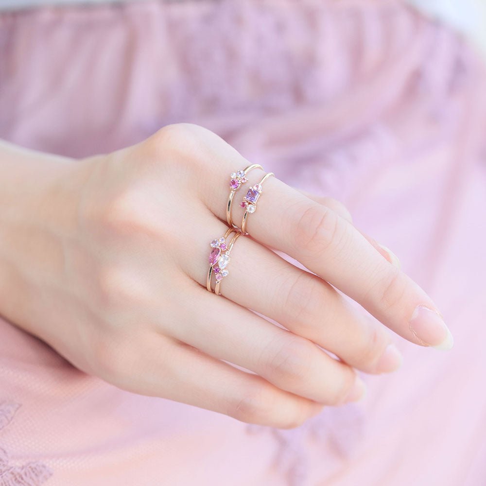 アクセサリーJewel closet by L&Co. ♡ K10 ダイヤモンドリング 指輪