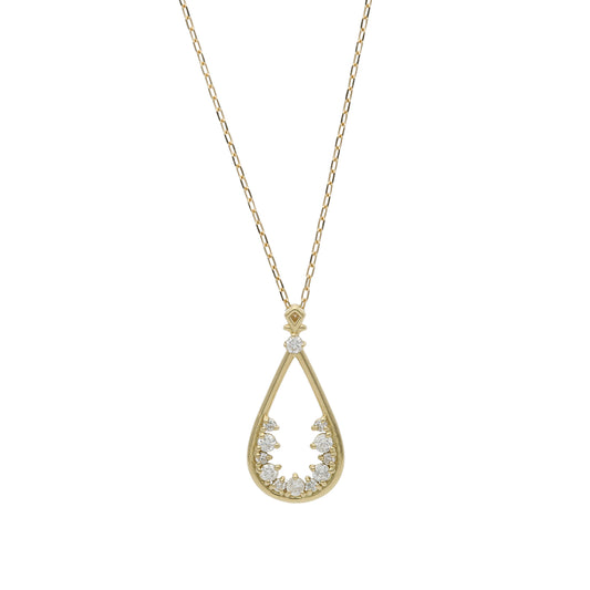 K18 diamond necklace | 96-1008 