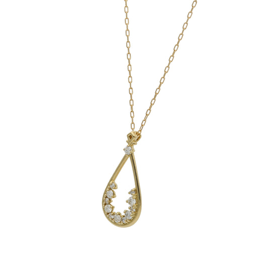 K18 diamond necklace | 96-1008 