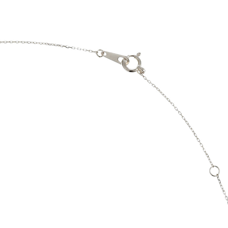 Platinum diamond 0.10ct necklace |63-7878