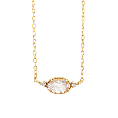 18K Morganite Necklace | 96-1178