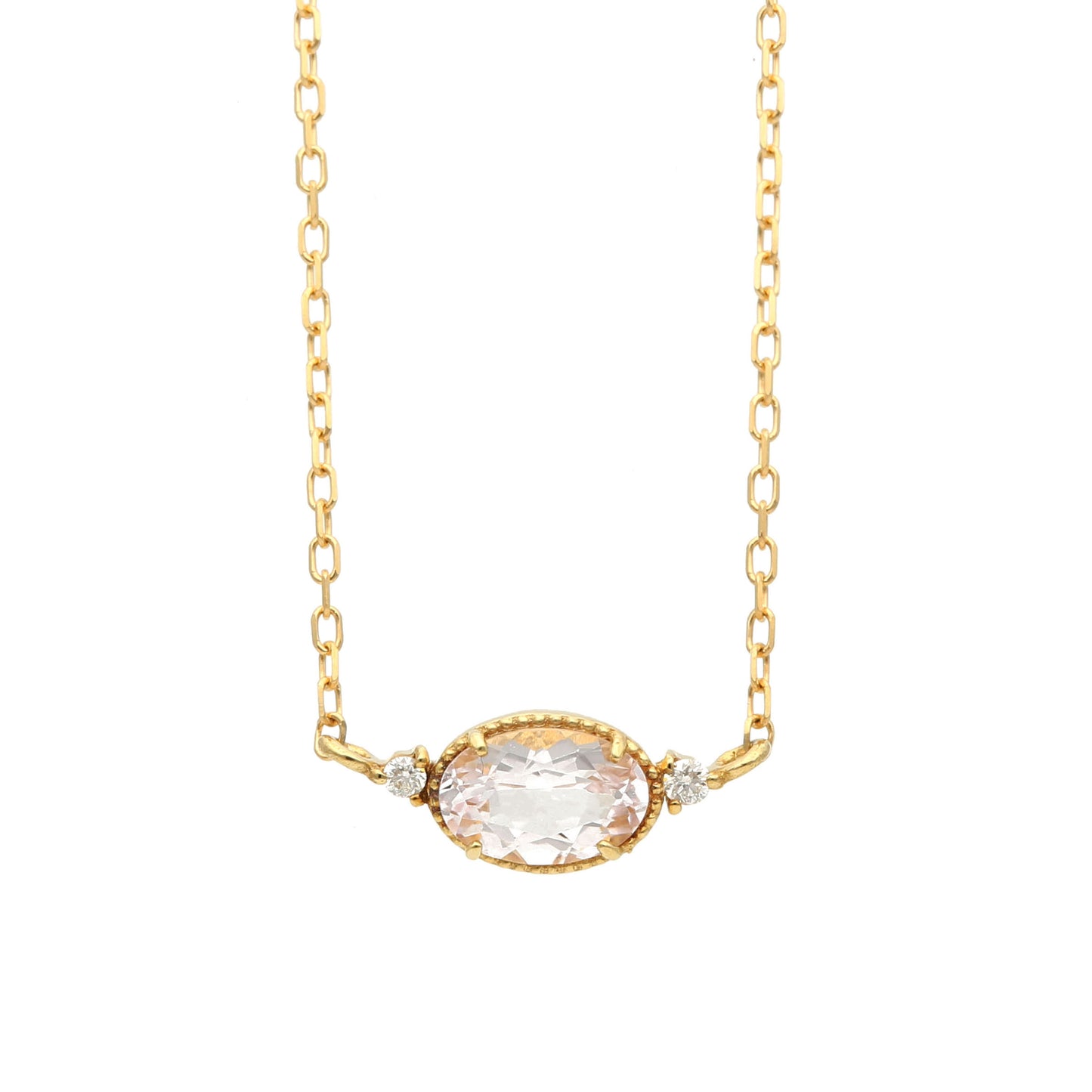 18K Morganite Necklace | 96-1178