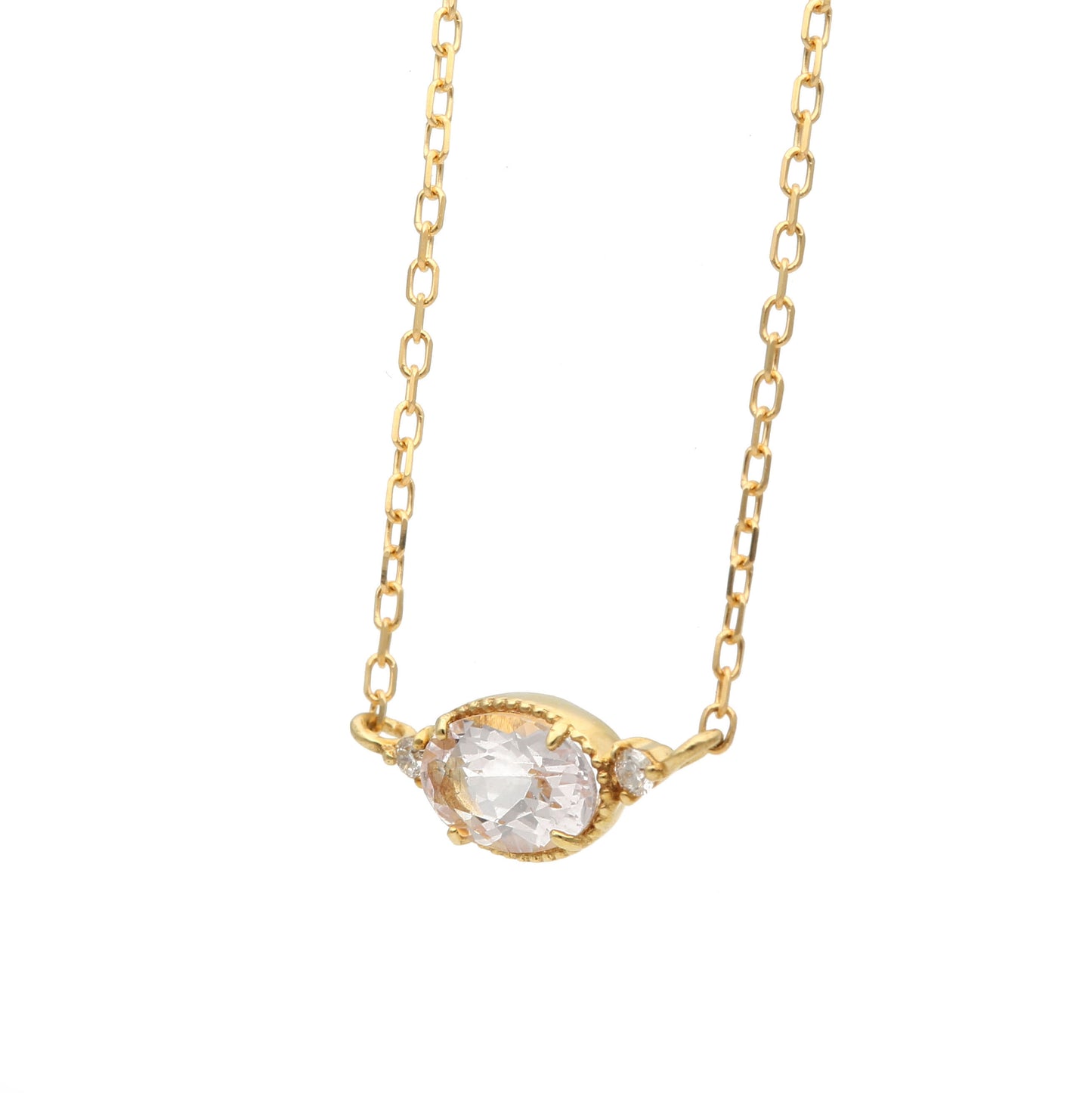 18K Morganite Necklace | 96-1178