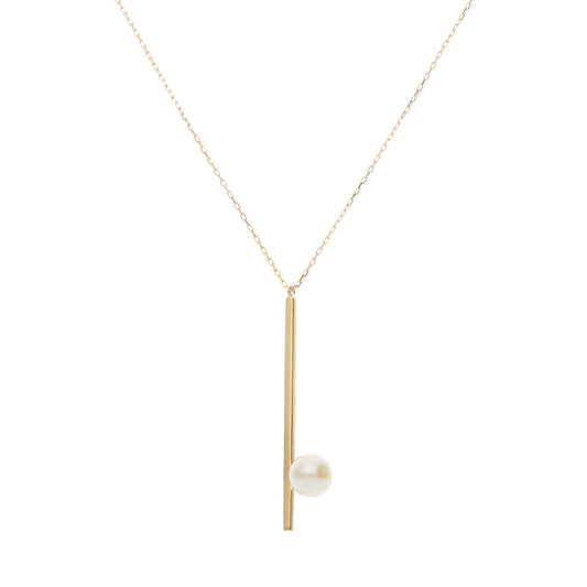 K18YG Akoya pearl necklace 96-1199