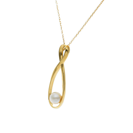 K18YG Akoya pearl necklace |96-1209