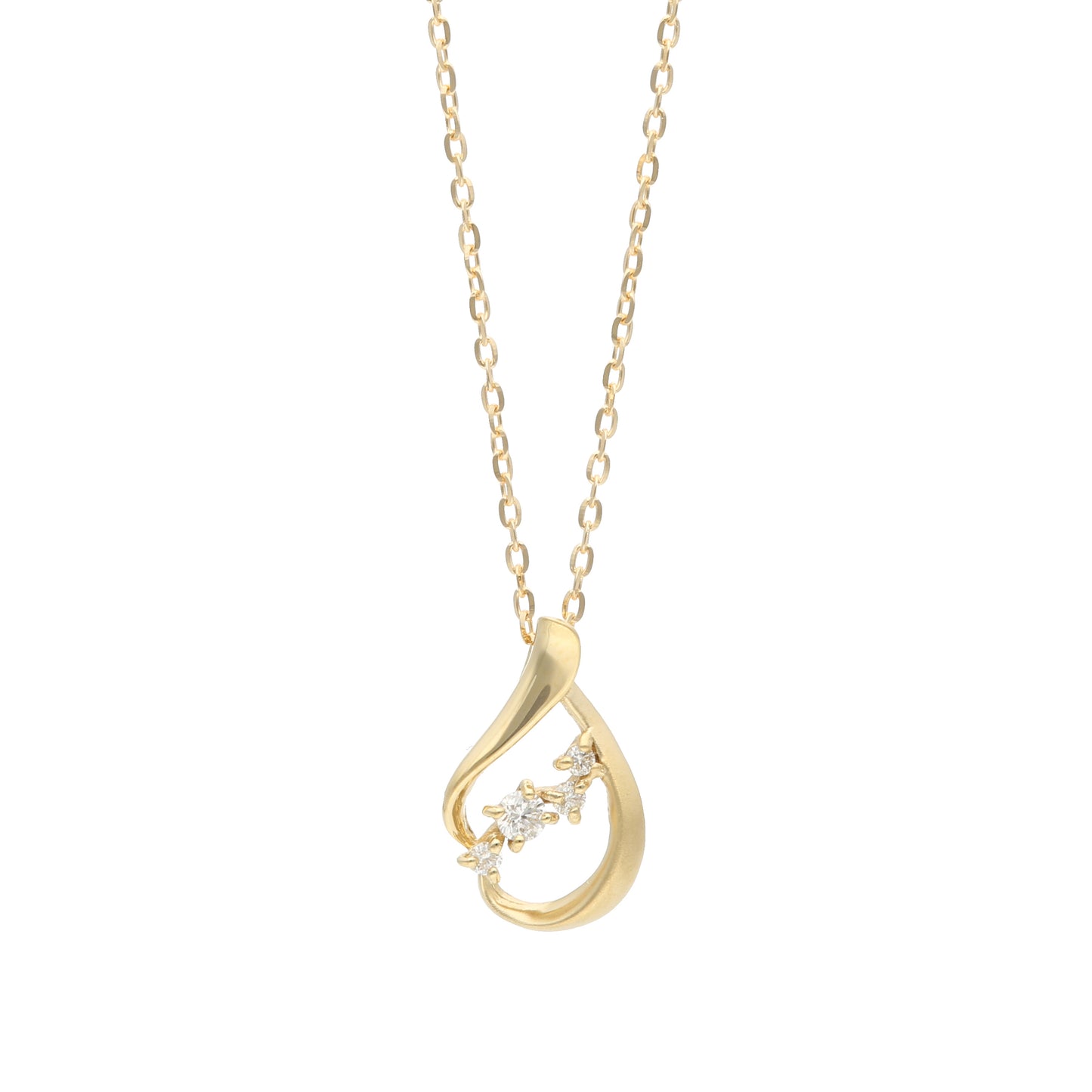 [Made to order] K18 Diamond 0.06ct Necklace | 96-1216