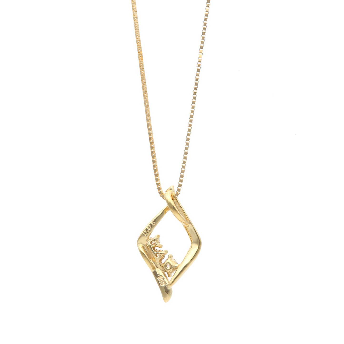 Diamantcollier mit Box |96-1217