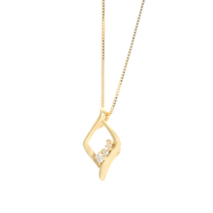 Diamantcollier mit Box |96-1217