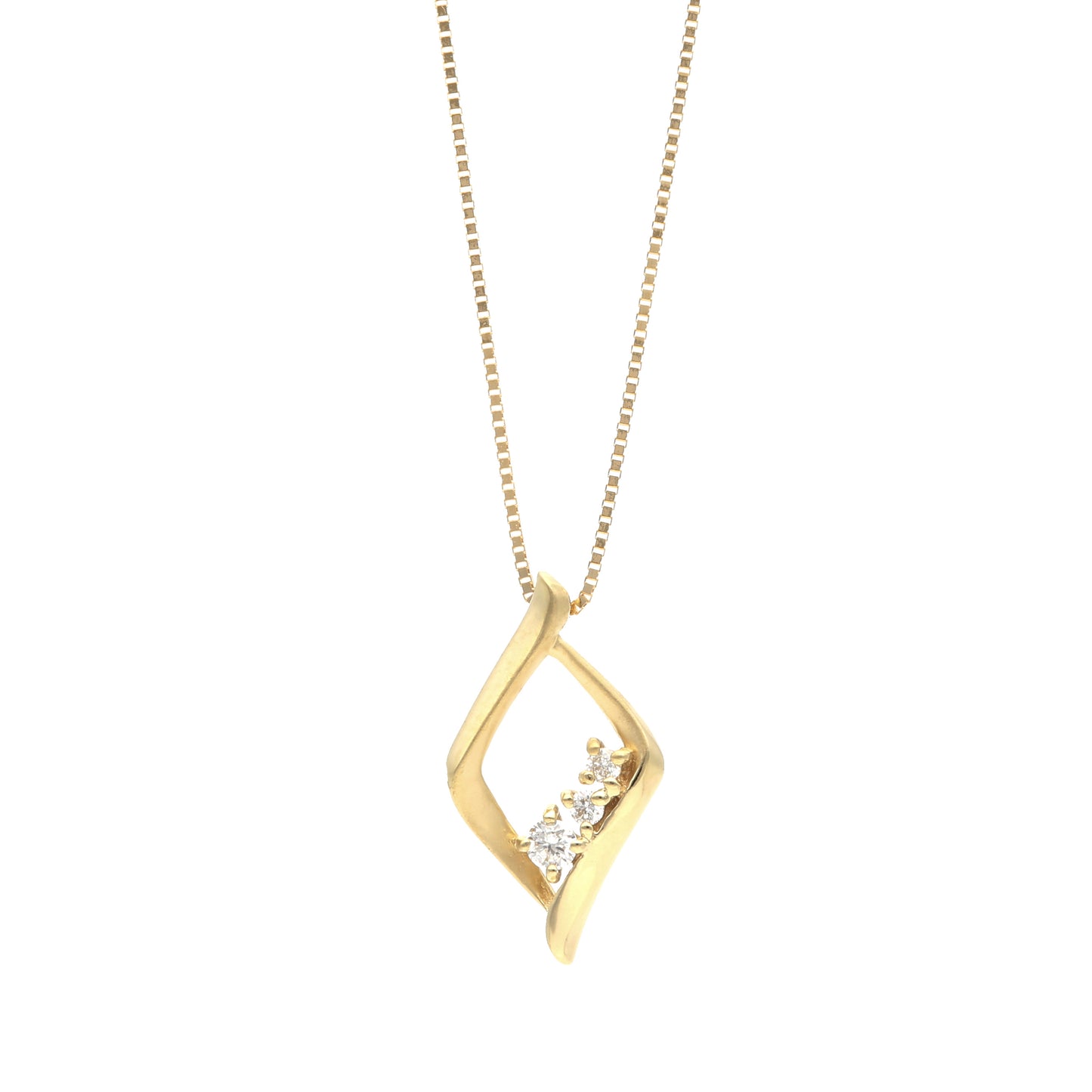 Diamond necklace with box |96-1217