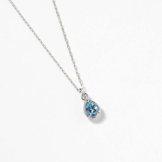 [Made to order] PT Aquamarine Necklace | 96-1254