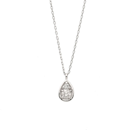 2022 Christmas Platinum Diamond Necklace｜96-1258 