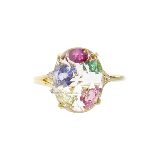 K18 Color Stone Ring | 96-2084