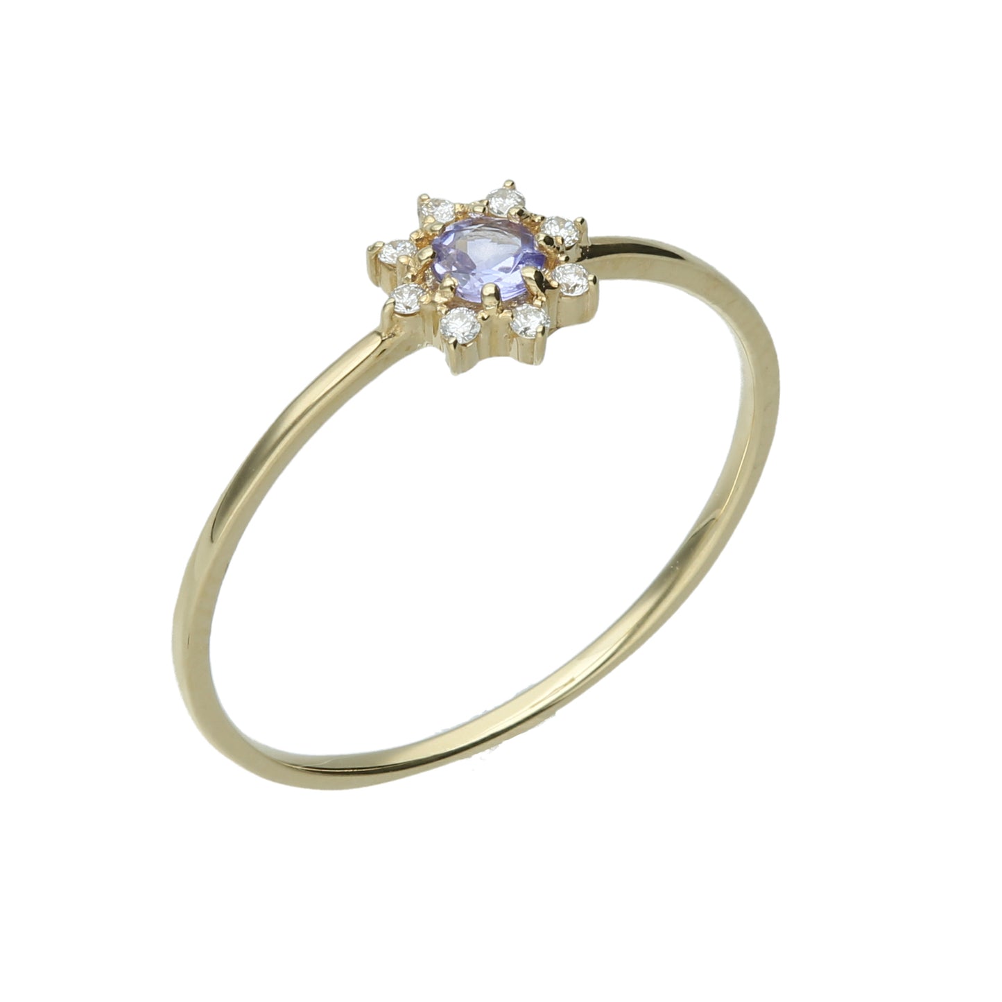 [Made-to-order] K18 birthstone ring｜96-2103-2114