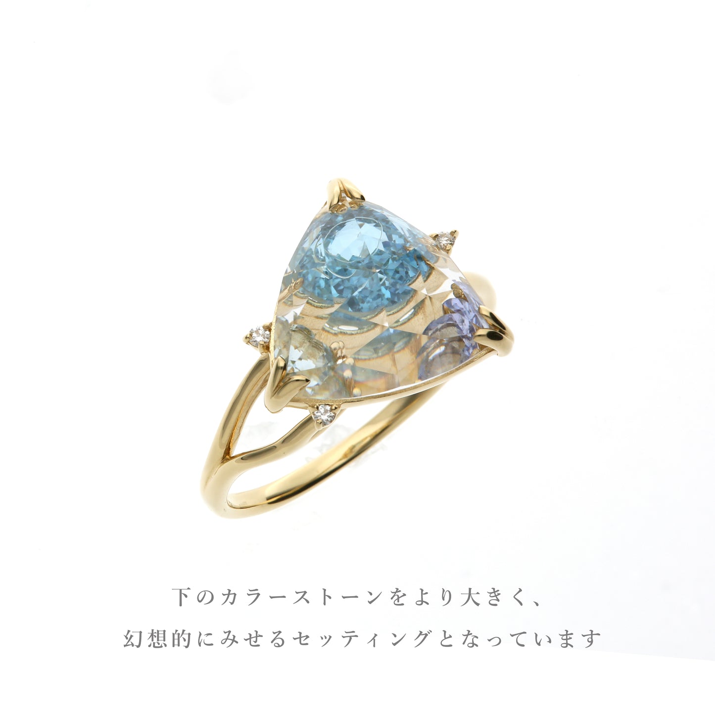 K18 Color Stone Ring | 96-2131