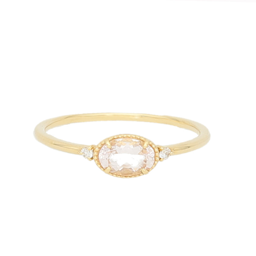 [Made to order] K18 Morganite Ring | 96-2206