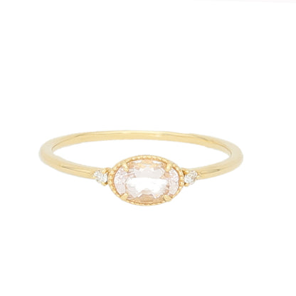 18 Karat Morganit-Ring | 96-2206