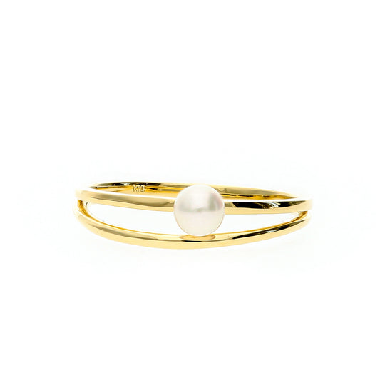 [Made to order] K18 Akoya pearl ring | 96-2217