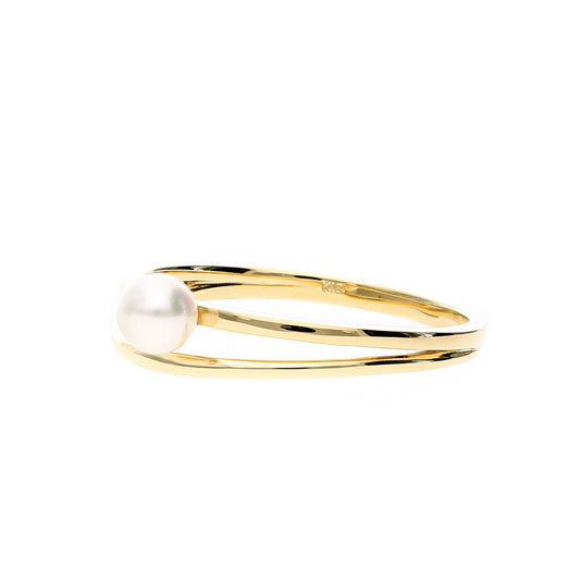 K18YG Akoya Pearl Ring | 96-2217