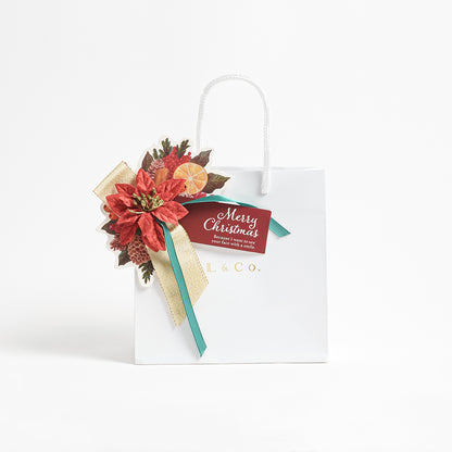 [Gift wrapping] Christmas limited edition ribbon and shopping bag