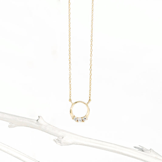 2022 Christmas K10 Diamond Necklace｜60-9140 